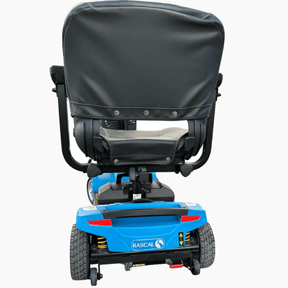 Mobility World Ltd UK - Approved Used Rascal Veo Sport SR with All-Round Suspension Neon Blue