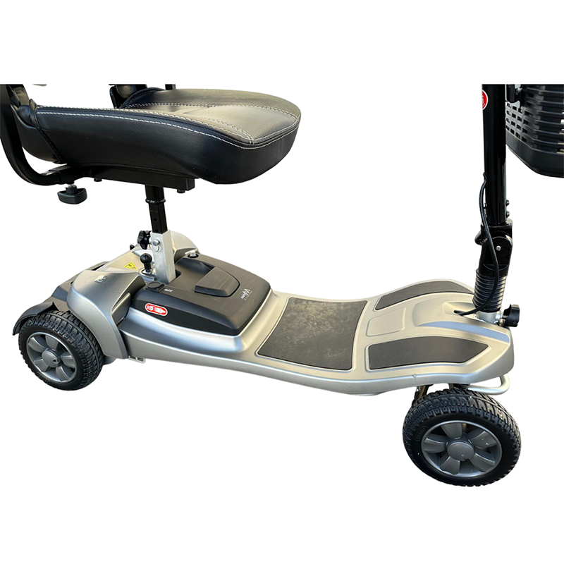 Mobility World Ltd UK - Approved Used Alumina Portable Travel Scooter with 20Ah Lithium Battery Colour Gray