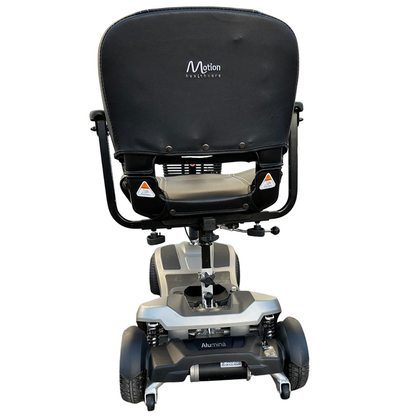 Mobility World Ltd UK - Approved Used Alumina Portable Travel Scooter with 20Ah Lithium Battery Colour Gray