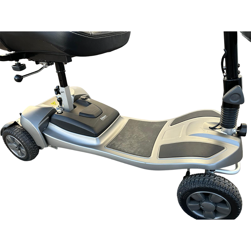 Mobility World Ltd UK - Approved Used Alumina Portable Travel Scooter with 20Ah Lithium Battery Colour Gray
