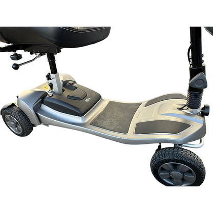 Mobility World Ltd UK - Approved Used Alumina Portable Travel Scooter with 20Ah Lithium Battery Colour Gray