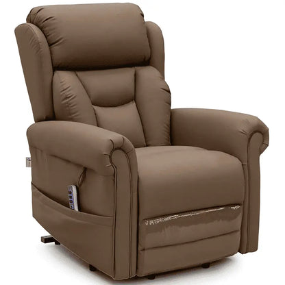 Mobility World Ltd UK: Dallux Nevis Lateral Back Triple Motor Riser Recliner Chair Chestnut