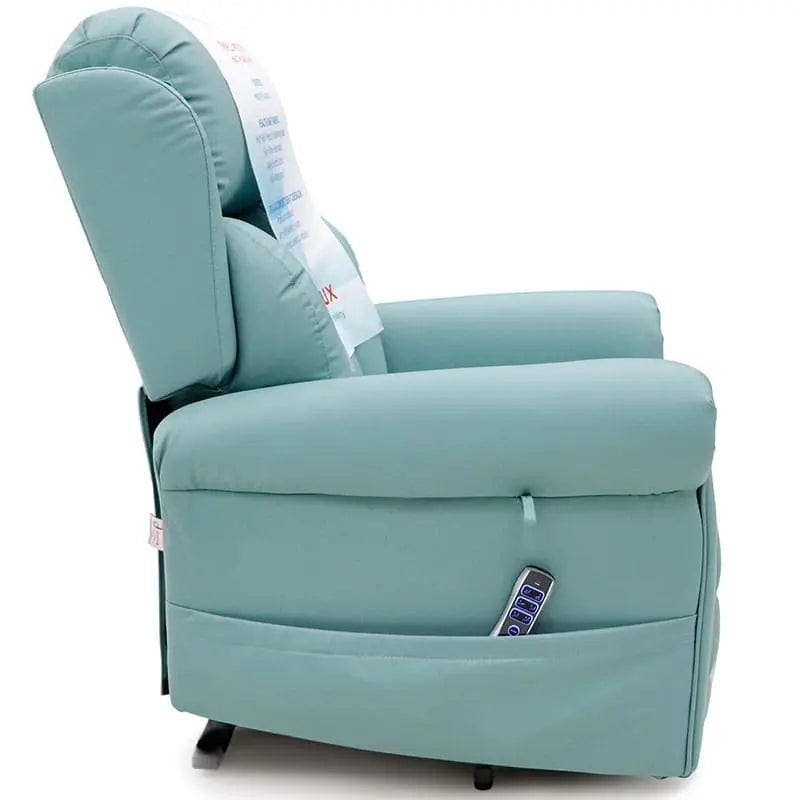 Mobility World Ltd UK: Dallux Nevis Lateral Back Triple Motor Riser Recliner Chair Side View