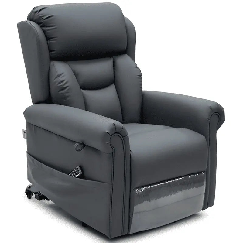 Mobility World Ltd UK: Dallux Nevis Lateral Back Triple Motor Rise Recliner Chair Slate