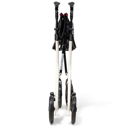mobility-world-ltd-uk-drive-deVilbiss-healthcare-aerowalk-carbon-fibre-rollator-butter-cream-folded-front-view