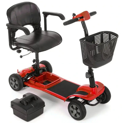 Mobility World Ltd UK Elite Travel Mobility Scooter Battery Removed