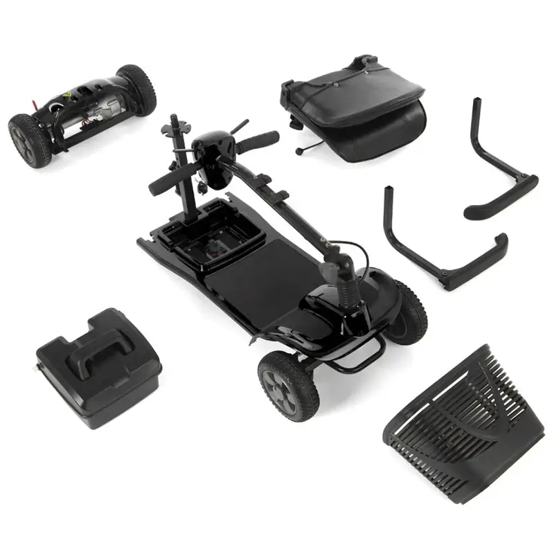 Mobility World Ltd UK Elite Travel Mobility Scooter Disassembled