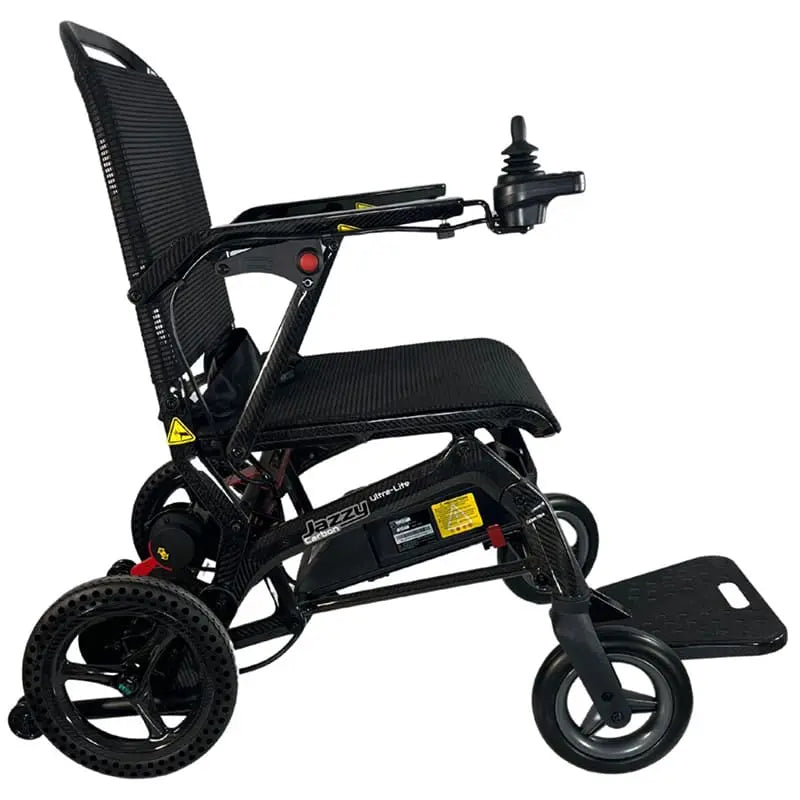 Jazzy Carbon Ultra Lite Folding Powered Wheelchair  Mobility World UK  Powerchair