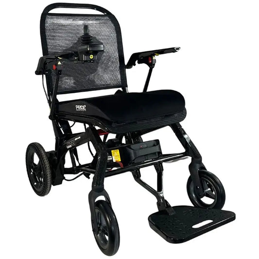 Jazzy Carbon Ultra Lite Folding Powered Wheelchair  Mobility World UK  Powerchair 20 Ah / 12 Months On-Site Warranty_img