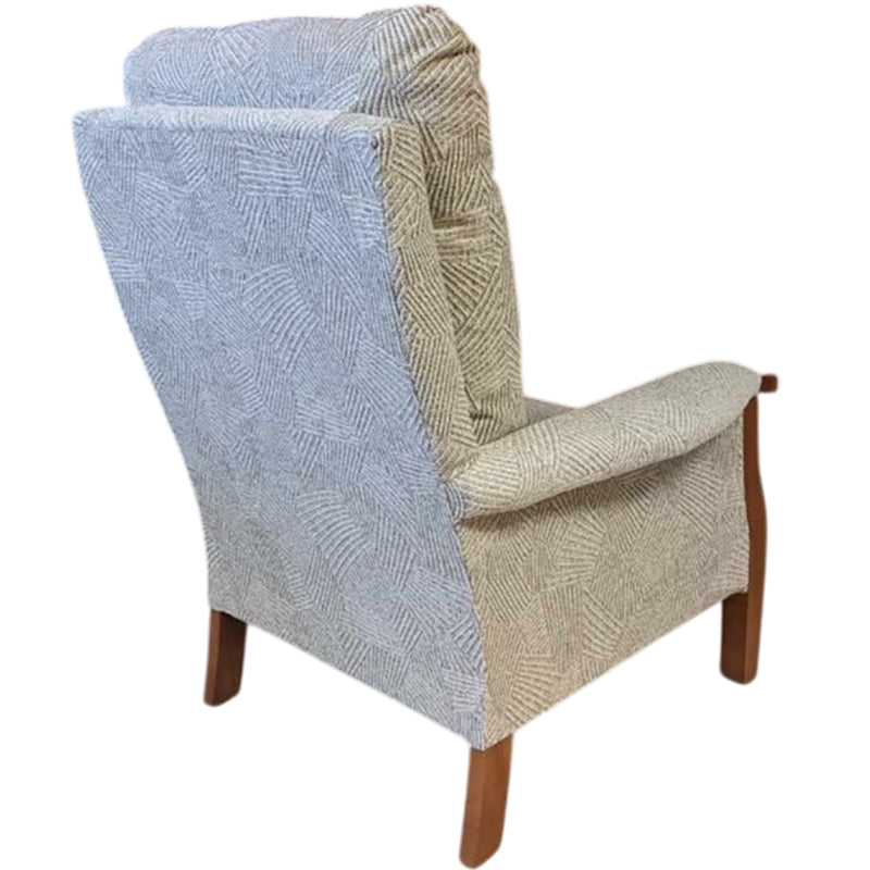 Mobility World Ltd UK: Joynsons Norbury Newbury High Back Chair Rear Side View