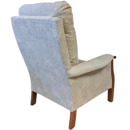 Mobility World Ltd UK: Joynsons Norbury Newbury High Back Chair Rear Side View
