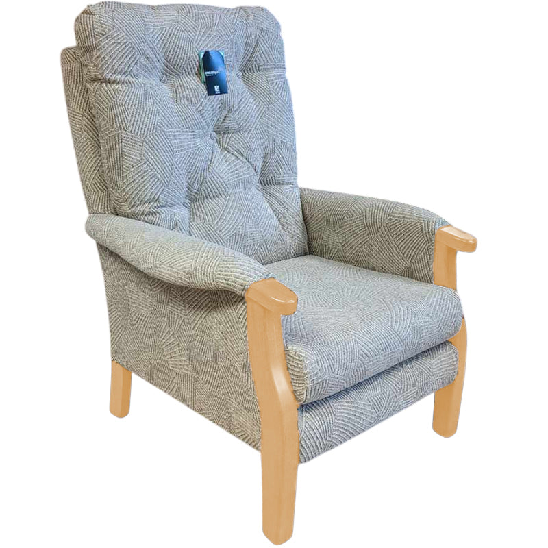 Mobility World Ltd UK: Joynsons Norbury Newbury High Back Chair Wood Finish Light