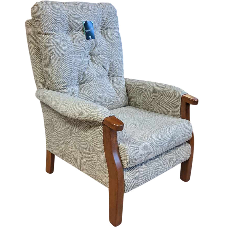 Mobility World Ltd UK: Joynsons Norbury Newbury High Back Chair Wood Finish Dark