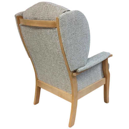Mobility World Ltd UK: Joynsons Croxton Rye High Chair With Wings Side Rear View