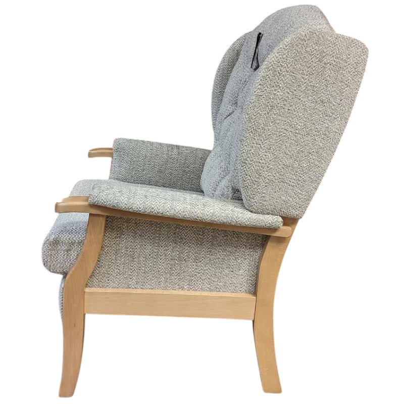 Mobility World Ltd UK: Joynson Croxton Rye High Back Chair With Wings Side View