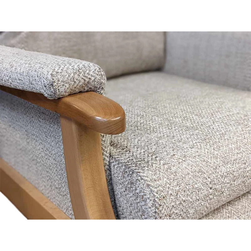 Mobility World Ltd UK: Joynsons Croxton Rye High Chair With Wings Wood Finish Armchair