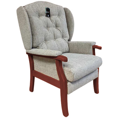 Mobility World Ltd UK: Joynsons Croxton Rye High Back Chair With Wings Wood Finished Dark