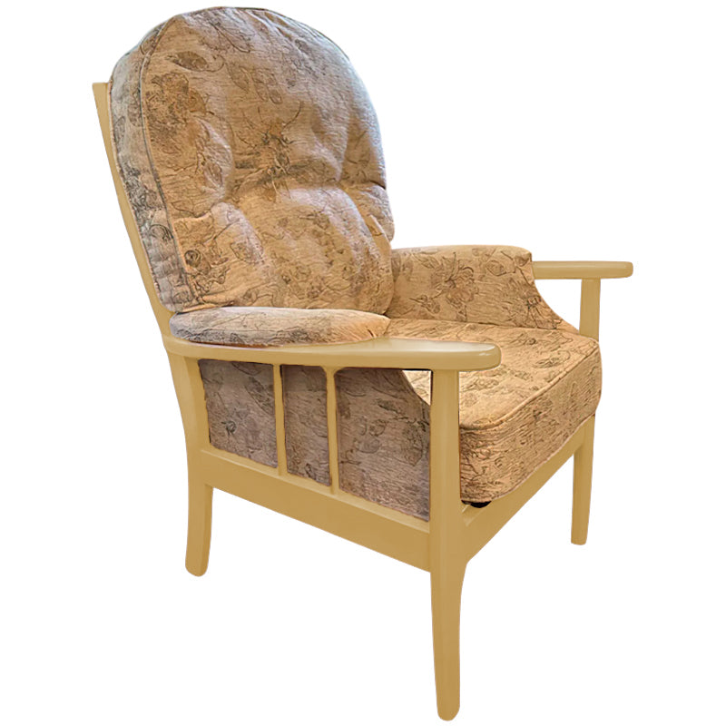 Mobility World Ltd UK: Joynsons Fairoak Kent High Back Chair Wood Finish Light