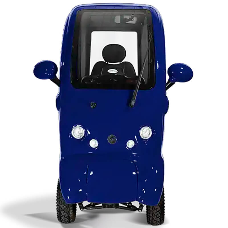 Mobility World Ltd UK - Scooterpac MK2 Cabin Car Night Blue Front View