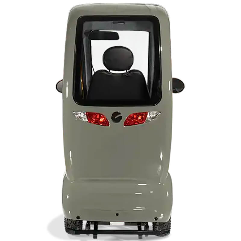 Mobility World Ltd UK - Scooterpac MK2 Cabin Car Stone Grey Rear View