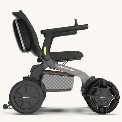 Robooter E60 Pro All Terrain Electric Folding Powerchair Side View