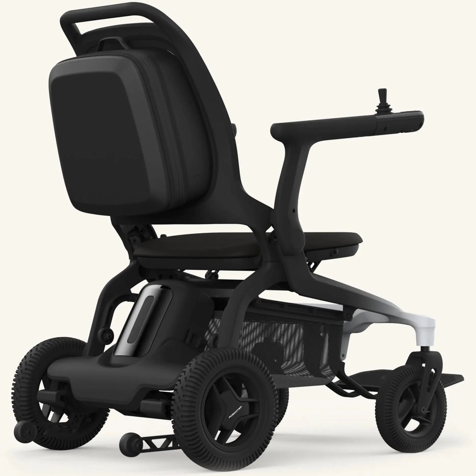 Robooter E80 Ultra Carbon Fiber Lightweight Folding Powerchair Rear Back View
