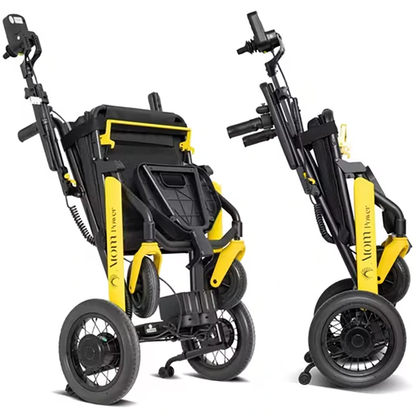 Mobility World Ltd UK-Scooterpac Atom Power Lightweight Folding Powered Wheelchair Fold