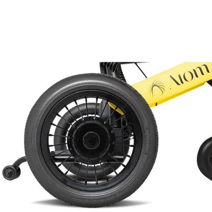 Mobility World Ltd UK-Scooterpac Atom Power Lightweight Folding Powered Wheelchair Tyre Wheel