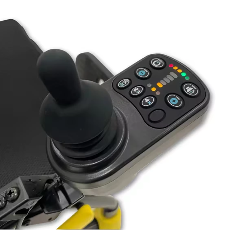 Mobility World Ltd UK-Scooterpac Atom Power Lightweight Folding Powered Wheelchair User Control
