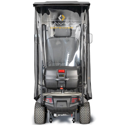 Mobility World Ltd UK: Savvy Defender Mobility Scooter With Hard Top Canopy Rear View