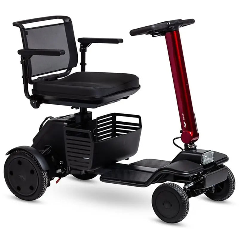 Mobility World Ltd UK: Whill Model R 4-Wheel Portable Mobility Scooter Garnet Red