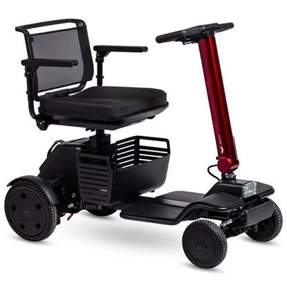 Mobility World Ltd UK: Whill Model R 4-Wheel Portable Mobility Scooter Garnet Red