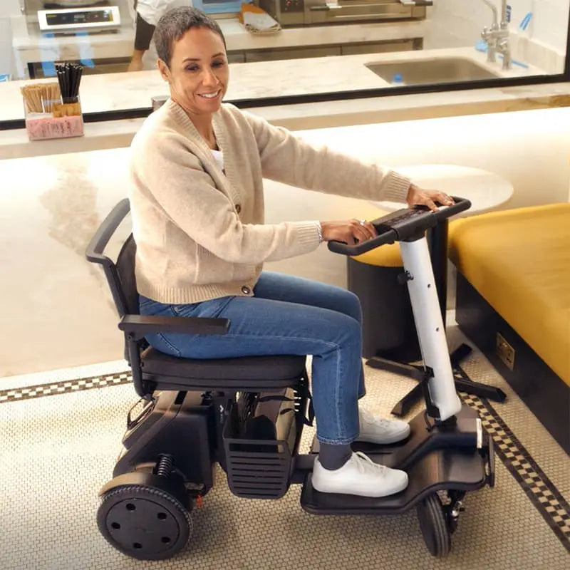 Mobility World Ltd UK: Whill Model R 4-Wheel Portable Mobility Scooter  Tight Turning