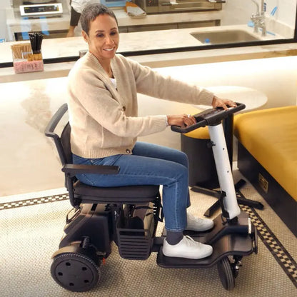 Mobility World Ltd UK: Whill Model R 4-Wheel Portable Mobility Scooter  Tight Turning