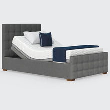 Load image into Gallery viewer, mobility_world_ltd_opera_edel_adjustable_bed_emerald_headboard_standard_Emerald_Anthracite_Small_Double