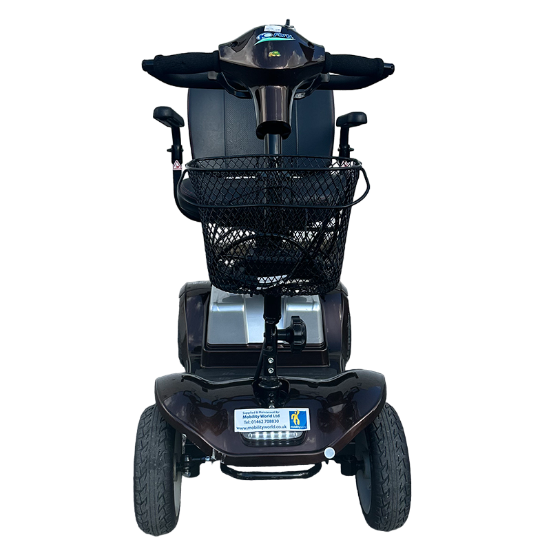 The Approved Used Kymco Mini Comfort mobility scooter is the perfect choice for people looking for a lightweight and compact model. This scooter boasts front and rear LED lighting and wireless connections, making it easy to transport and keep clean. The 9-inch soft-roll puncture proof wheels provide a comfortable ride, while the removable battery makes it easy to charge.