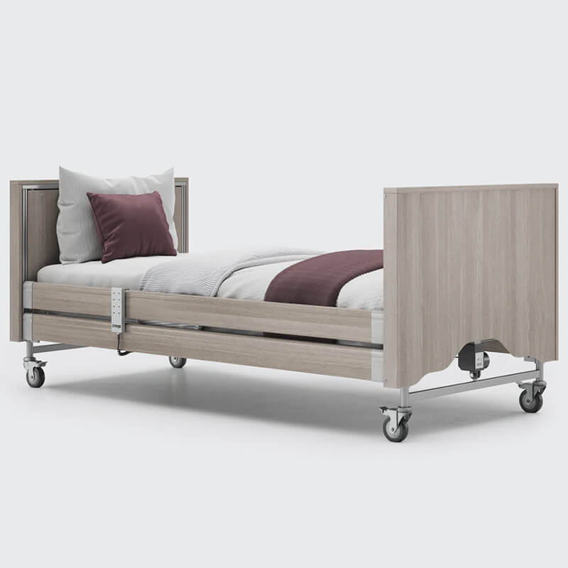 The Opera Enclosed 3ft Classic Profiling Bed With Cot Sides is perfect for those who need a little bit of extra help when it comes to getting in and out of bed. The bed can be raised to a nursing height of 80cm, making it easy for carers to provide assistance.
