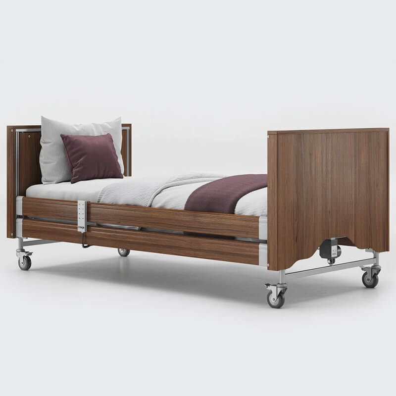 The Opera Enclosed 3ft Classic Profiling Bed With Cot Sides is perfect for those who need a little bit of extra help when it comes to getting in and out of bed. The bed can be raised to a nursing height of 80cm, making it easy for carers to provide assistance.