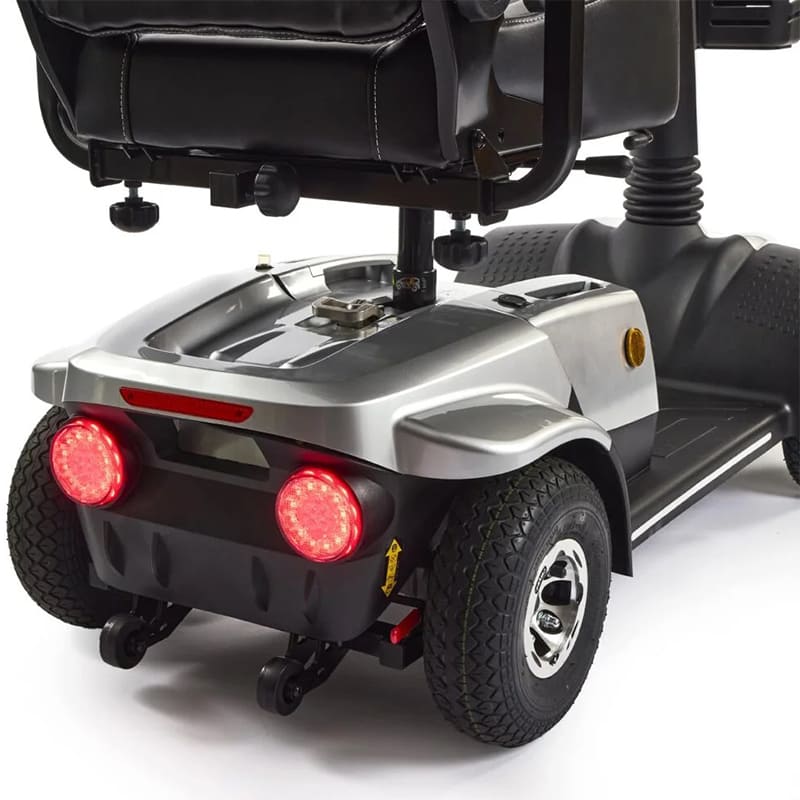 The eMove 8 Mobility Scooter is a stylish, road-legal scooter designed for smooth, hassle-free mobility. It can be easily disassembled into lightweight sections, supports up to 23.5 stone, and offers dependable strength and stability. With a 340W motor and 38Ah SLA batteries, it offers a range of up to 23.5 miles on a full charge.