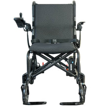 Load image into Gallery viewer, mobility_world_ltd_uk_mway_carbon_fibre_folding_powerchair_front_view