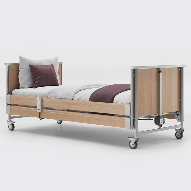 The Opera Basic 3ft Classic Profiling Bed with Cot Sides is perfect for those who need a little bit of extra help when it comes to getting in and out of bed. The bed can be raised to a nursing height of 80cm, making it easy for carers to provide assistance. Plus, the cot sides make it easy to ensure that your loved one stays safe and secure while they sleep.