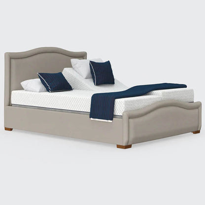  The Edel Dual is a British-made, adjustable bed with a split mattress platform for independent control. It features detailed head and footboards, smart backlit handsets, and an ergonomic design with soft-touch buttons.  Available in King Dual (150cm/5ft) and Super King Dual (180cm/6ft) with various fabrics. It includes NASA's Zero-Gravity feature for pressure-free comfort and Anti-Snore Technology for a peaceful sleep.