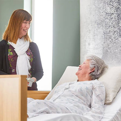 The Opera Enclosed 3ft Low Classic Profiling Bed With Cot Sides is perfect for those who need a little bit of extra help when it comes to getting in and out of bed. The bed can be lowered to just 22cm from the floor, greatly reducing the risk of impact injury from falls.