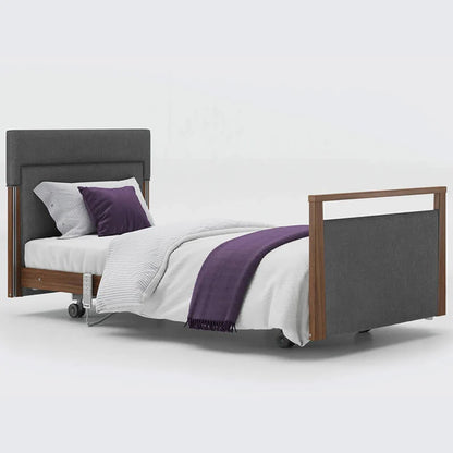 mobility_world_ltd_uk_opera_signature_upholstered_profiling_bed_3ft_single_without_rails_walnut_fabric_antracite_Memory-Adjustable-bed