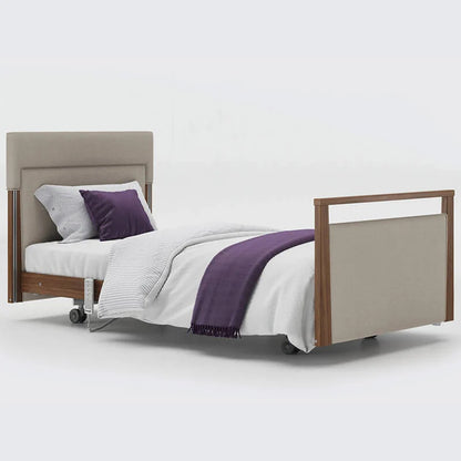 mobility_world_ltd_uk_opera_signature_upholstered_profiling_bed_3ft_single_without_rails_walnut_fabric_linen_Memory-Adjustable-bed