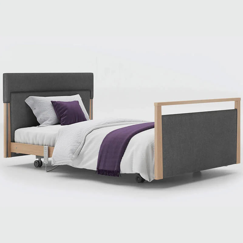mobility_world_ltd_uk_opera_signature_upholstered_profiling_bed_4ft_small_double_without_rails_oak_fabric_antracite_Memory-Adjustable-bed
