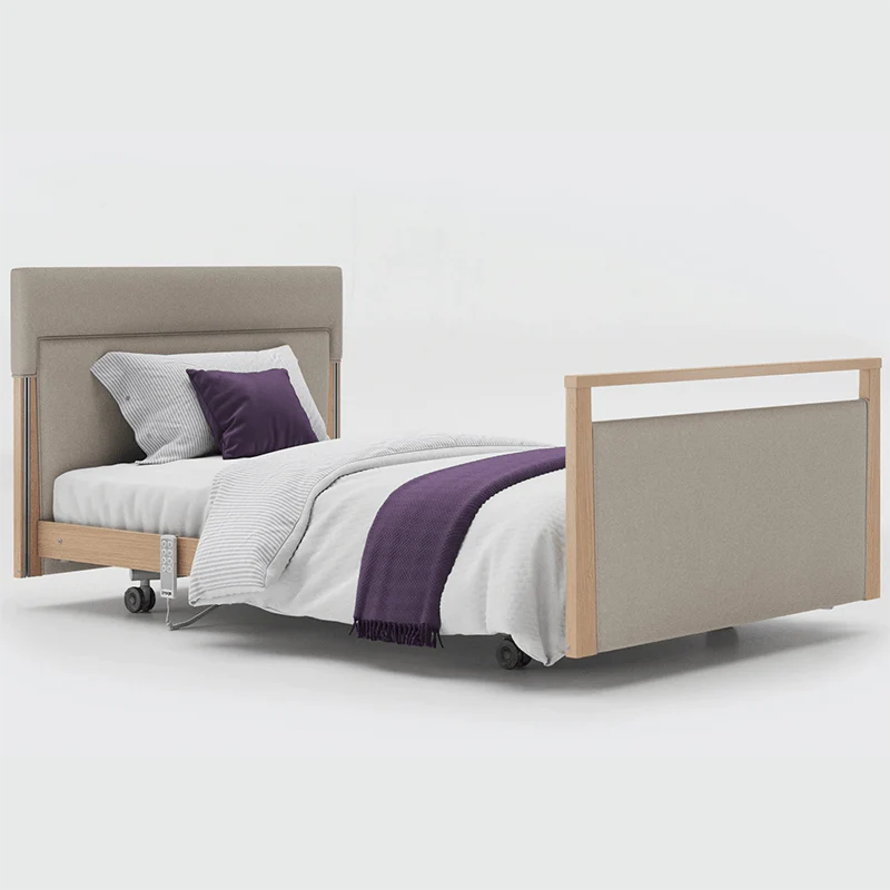 mobility_world_ltd_uk_opera_signature_upholstered_profiling_bed_4ft_small_double_without_rails_oak_fabric_linen_Memory-Adjustable-bed