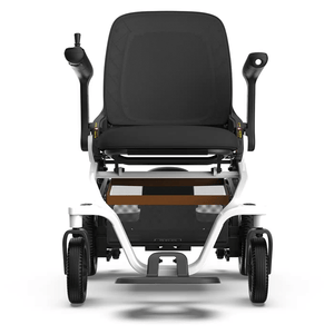 The Robooter E40 is a sleek, foldable indoor electric wheelchair that flawlessly blends performance, portability, and style. It is designed for easy daily usage, with ample leg space and a compact turning radius, and is powered by a powerful 20AH lithium-ion battery that can travel 14.3 miles on a single charge. Its lightweight design allows for easy manoeuvrability on a variety of floor surfaces, making it suitable for transportation in cars, airlines, and more.
