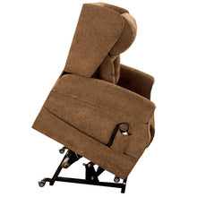 Load image into Gallery viewer, mobility_world_ltd_uk_stanton_lateral_back_independent_quad_motor_riser_recliners_chair_side_on_rise_head_tilt