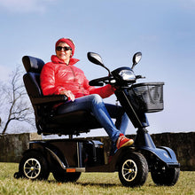 Load image into Gallery viewer, mobility_world_ltd_uk_sterling_S700_outdoor_8_mph_mobility_scooter_lifestyle